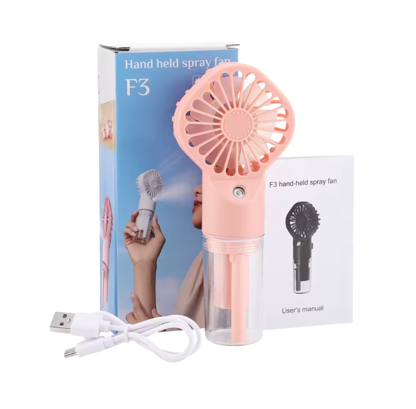 Mini Ventilateur de Poche & Brumisateur