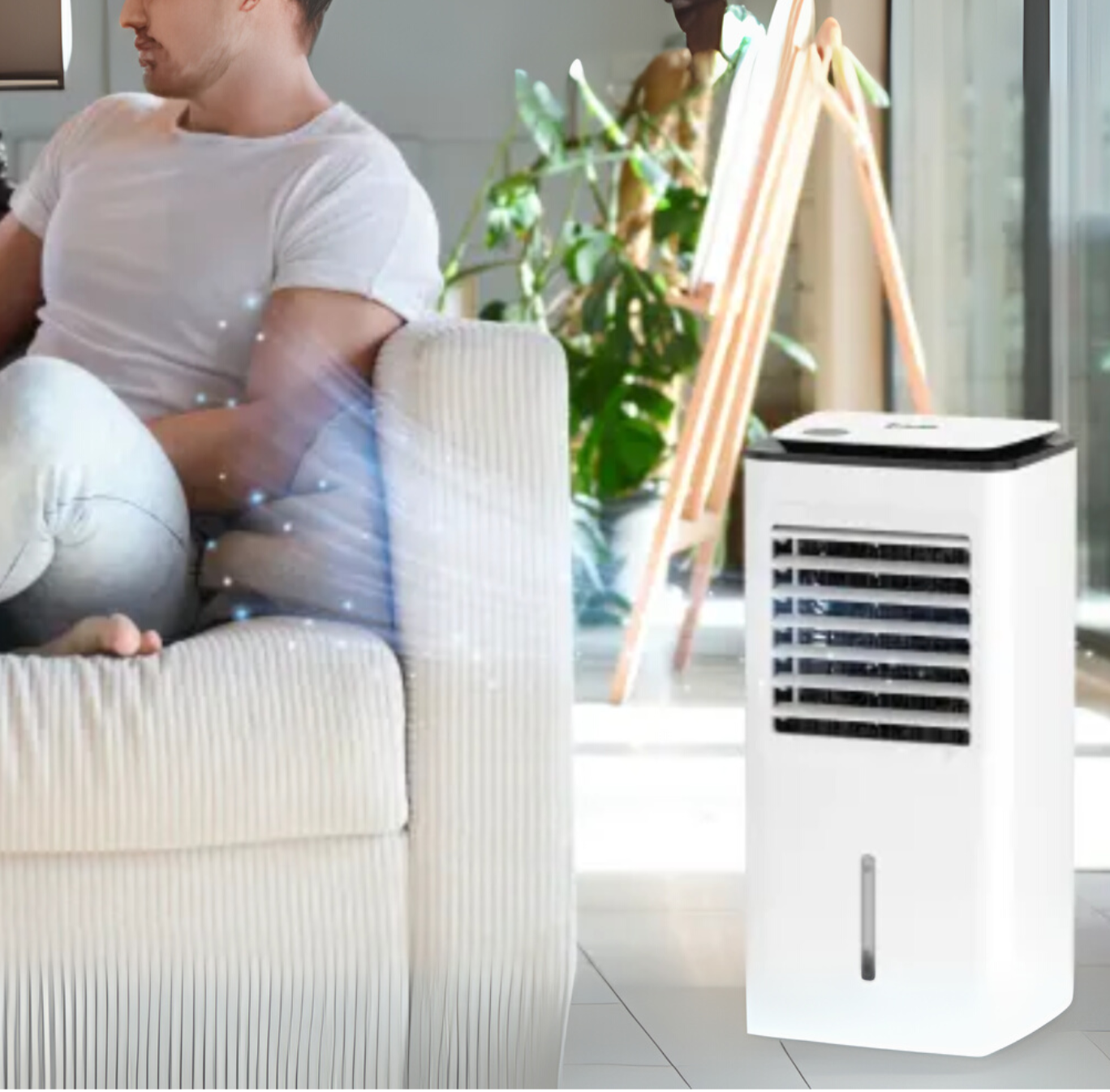 Climatiseur Refroidisseur 3,5L – Brumisateur d’Air Silencieux