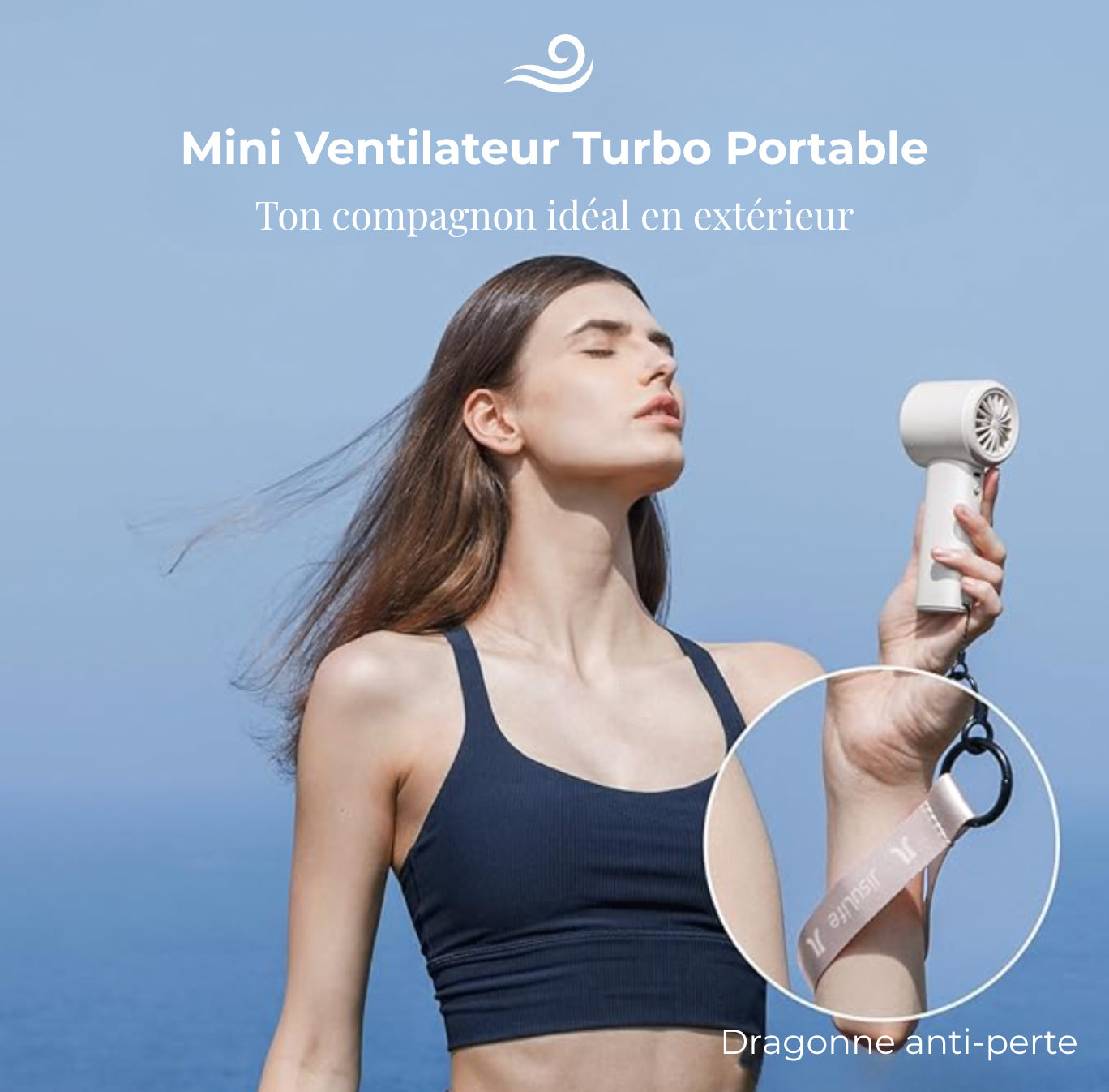 Mini Ventilateur Turbo Portable